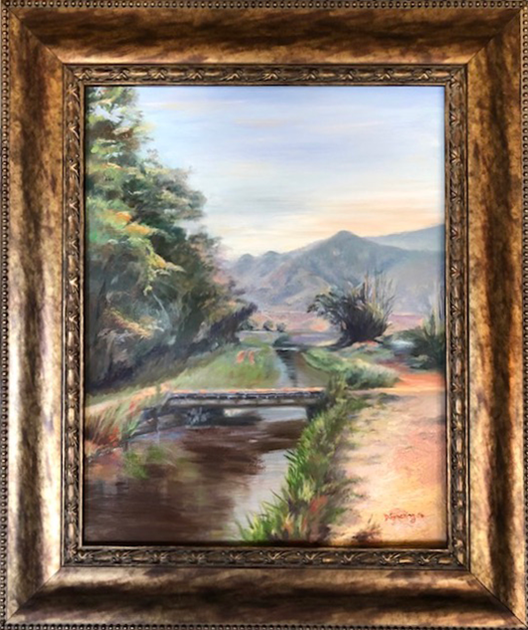 Acequia  original framed